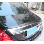 Mercedes Benz S Class W222 S65 AMG Sedan 2014-2020 Rear Trunk Spoiler Carbon Fiber