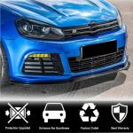 Volkswagen VW Golf 6 MK6 R/R20 2010-2013 Front Bumper Lip Carbon Fiber