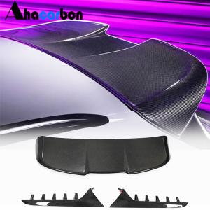 2019–2022 Audi RS6 C8 Avant 3-Piece Carbon Fiber Rear Roof Spoiler Kit