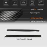 BMW X5M F85 X6M F86 2015-2018 Carbon Fiber Side Skirts Door Rocker Panels Extension Lip