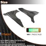 Carbon Fiber Side Fender Vent for BMW 4 Series F32 F36 M Sport 2Door 4Door 2014-2018 Front Air Intake Scoop Cover Trim 1Pair Factory Outlet