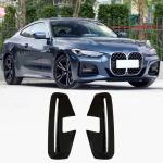 BMW 4 Series G22 G23 420i 430i M Sport M440i 2021+ Fog Light Covers Glossy Black ABS