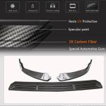 Mercedes Benz C Class W205 C200 C300 Sport Sedan 2019-2021 Carbon Fiber Front Bumper Lip
