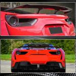 Ferrari 488 GTB 2015-2017 Rear Taillight Air Vent Cover Carbon Fiber