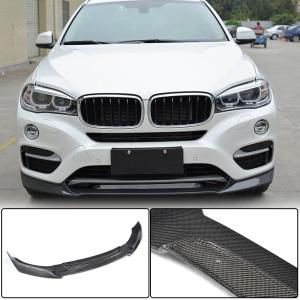 BMW X6 F16 Base 2015-2019 Front Bumper Lip Carbon Fiber/FRP