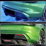 Porsche Taycan 9J1 Base/4/4S 2019-2021 Rear Bumper Diffuser Dry Carbon Fiber