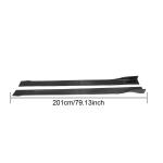 Universal Sedan Car Auto Side Skirts Carbon Fiber