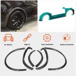 Tesla Model X Sport Utility 2016-2022 Wheel Arch Fenders Trims Carbon Fiber