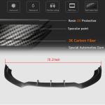 Audi S5 A5 Sline B8.5 Facelift 2012-2016 Front Bumper Lip Carbon Fiber