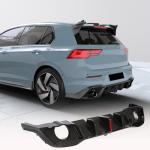 Volkswagen VW Golf 8 MK8 GTI Rear Bumper Diffuser Dry Carbon Fiber