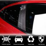 Porsche Panamera 971 2017-2021 Door Window B Pillar Cover Trims 4pcs/set Carbon Fiber