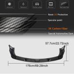 Toyota GR Supra A90 MZ Speed Style Carbon Fiber Rear Lip 2019–2020
