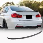 BMW 3 Series F30 F80 M3 Sedan 2014-2020 Rear Trunk Spoiler Carbon Fiber/FRP