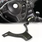 BMW 3 Series E46 M3 2D 4D 2000-2006 Steering Wheel Covers Carbon Fiber