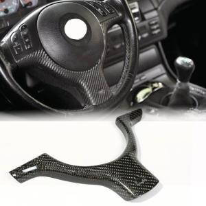 BMW 3 Series E46 M3 2D 4D 2000-2006 Steering Wheel Covers Carbon Fiber