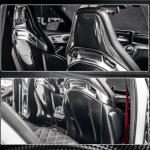 Mercedes Benz A35 A45 C43 C63 AMG S CLA35 GLA45 AMG Seat Back Covers Dry Carbon Fiber