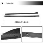Carbon Fiber Side Skirts for Audi A3 S-Line S3 Hatchback 2014-2019
