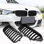 BMW 3 Series F30 F35 Sedan 4-Door 2013-2018 Front Grille Carbon Fiber