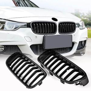 BMW 3 Series F30 F35 Sedan 4-Door 2013-2018 Front Grille Carbon Fiber