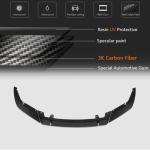 BMW 5 Series F90 M5 Sedan LCI 2021+ Front Bumper Lip Dry Carbon Fiber