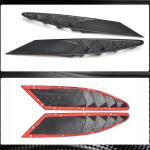 Ferrari 458 Italia Spider 2-Door 2011-2013 Front Bumper Vents Carbon Fiber