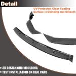 Carbon Look Front Bumper Lip Compatible with Toyota Corolla 4 Door Sedan 2019-2024 ABS Chin Spoiler Splitter Protector Factory Outlet