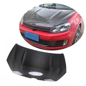Volkswagen VW Golf 6 MK6 GTI R/R20 2010-2014 Engine Bonnet Hood Cover Carbon Fiber