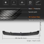 Mercedes Benz CLA Class W117 C117 CLA45 AMG Pre-facelift 2013-2016 Rear Bumper Diffuser Carbon Fiber