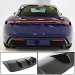 Porsche Taycan 9J1 Turbo S 2019-2021 Rear Bumper Diffuser Dry Carbon Fiber