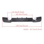 BMW 3 Series E92 E93 M Sport 2007-2012 Rear Bumper Diffuser Carbon Fiber