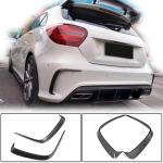 Mercedes Benz A Class W176 A200 A250 Sport 2013-2018 Rear Bumper Vents Carbon Fiber