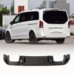 Mercedes Benz V Class W447 V220d V250 Van 4-Door 2016-2018 Rear Bumper Diffuser Carbon Fiber