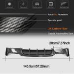 BMW 4 Series F32 F33 F36 M Sport 2014-2019 Rear Bumper Diffuser Carbon Fiber/ABS