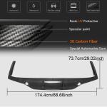 BMW 7 Series G11 745e 750i M Sport M760Li LCI 2019- 2022 Rear Bumper Diffuser Carbon Fiber