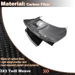 Carbon Fiber Rear Trunk Lid Cover Compatible with Ford Mustang 2018-2022 Replacement Rear Trunk Spoiler Boot Panel Cover Trim Bodykit