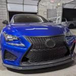 Lexus RCF RC-F Base Coupe 2-Door 2015-2018 Front Bumper Lip Carbon Fiber