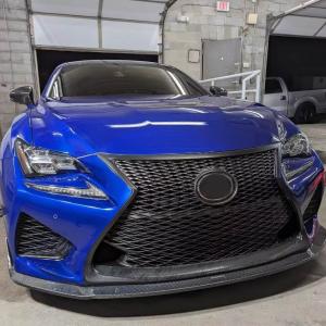 Lexus RCF RC-F Base Coupe 2-Door 2015-2018 Front Bumper Lip Carbon Fiber