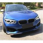 BMW 1 Series F20 F21 M Sport Hatchback 2016-2019 Front Bumper Splitters Carbon Fiber