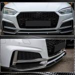 Audi S5 A5 Sline B9 2017-2019 Front Bumper Lip Carbon Fiber/FRP