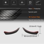 Mercedes Benz GLA Class X156 GLA45 AMG 2017-2020 Front Bumper Splitters Carbon Fiber