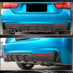 BMW 4 Series F32 F33 F36 M Sport 2014-2019 Rear Bumper Diffuser Carbon Fiber/ABS