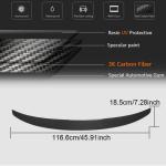 Porsche 911 992 Carrera Turbo S 4S 2019-2023 Rear Trunk Spoiler Dry Carbon Fiber