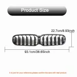 BMW 5 Series G30 G38 LCI 2021-2023 Front Grille Dry Carbon Fiber