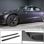 Tesla Model 3 Sedan 2016-2022 Side Skirts Carbon Fiber