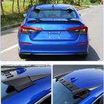 Honda Civic 11th Gen Sedan 2022 2023 2024 Rear Window Roof Spoiler Glossy Black ABS