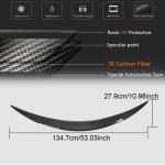 Tesla Model S 2012-2024 Rear Trunk Spoiler Carbon Fiber/FRP