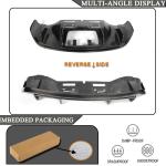 Carbon Fiber Rear Diffuser Compatible with Audi R8 V8 V10 GT Coupe &Convertible 2-Door 2010-2015 Low Bumper Lip Spoiler Lightweight Exhaust Diffuser Cover Body Kit