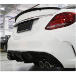 Mercedes Benz C-Class W205 2015-2019 Rear Trunk Spoiler Carbon Fiber
