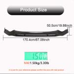 Toyota GR86 Coupe 2-Door 2022-2023 Front Bumper Lip Carbon Fiber