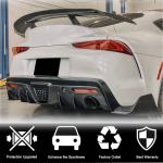 Toyota GR Supra A90 A91 2020-2023 Rear Bumper Splitters Carbon Fiber